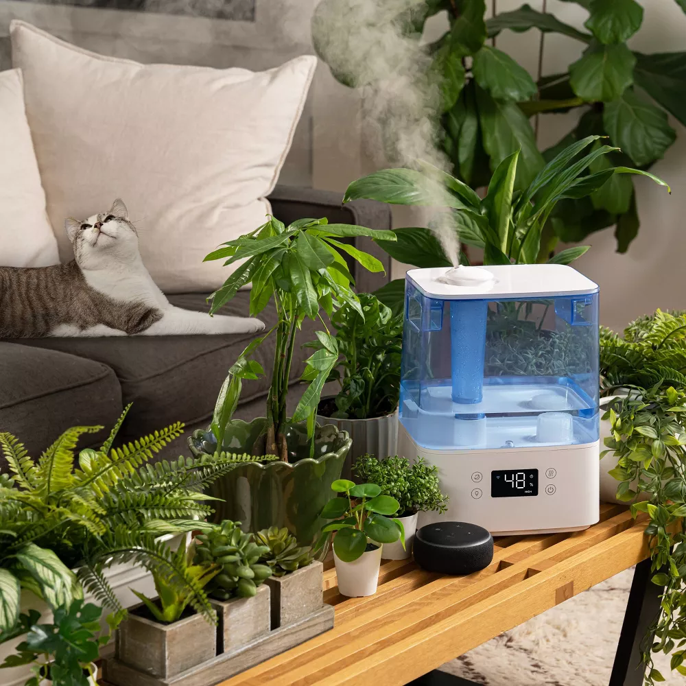 6L Smart Cool Mist Ultrasonic Humidifier With App Control & Aromatherapy