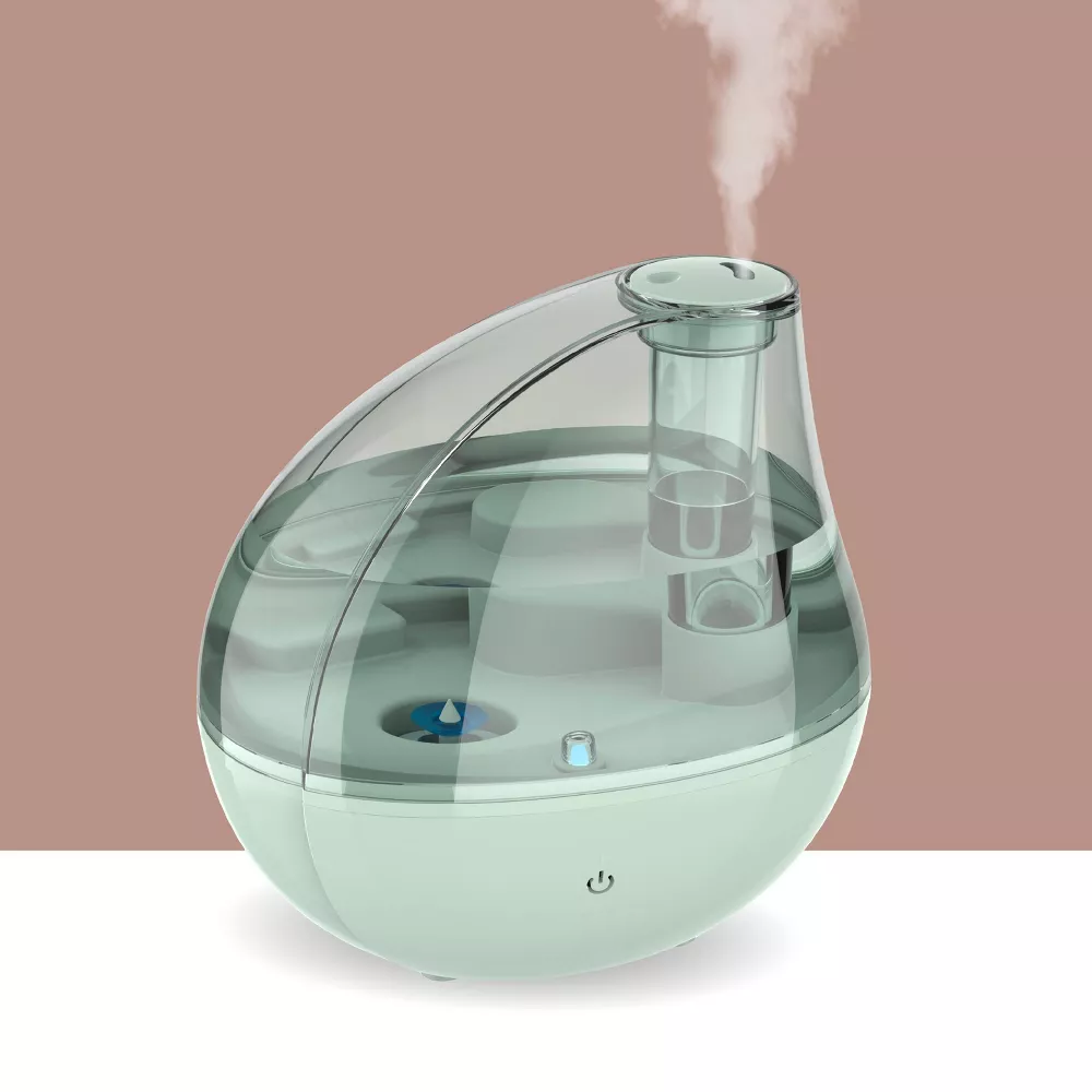 1.5L Baby Ultrasonic Cool Mist Humidifier With Night Light & 360° Nozzle