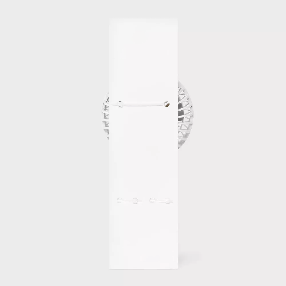 Lightweight USB Rechargeable Handheld Personal Fan With Desktop Base