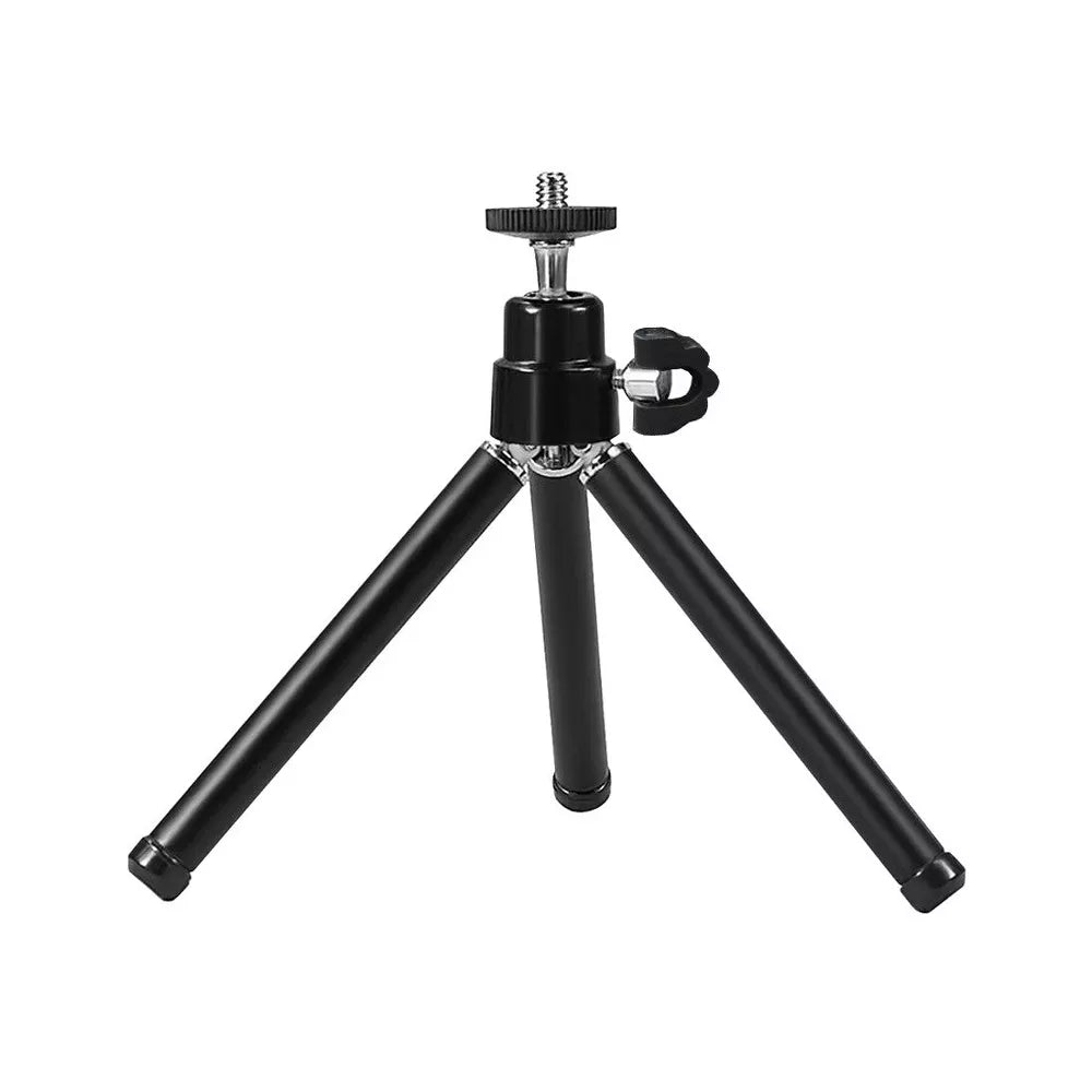 Lightweight Metal Folding Mini Tripod For Webcam & Camera