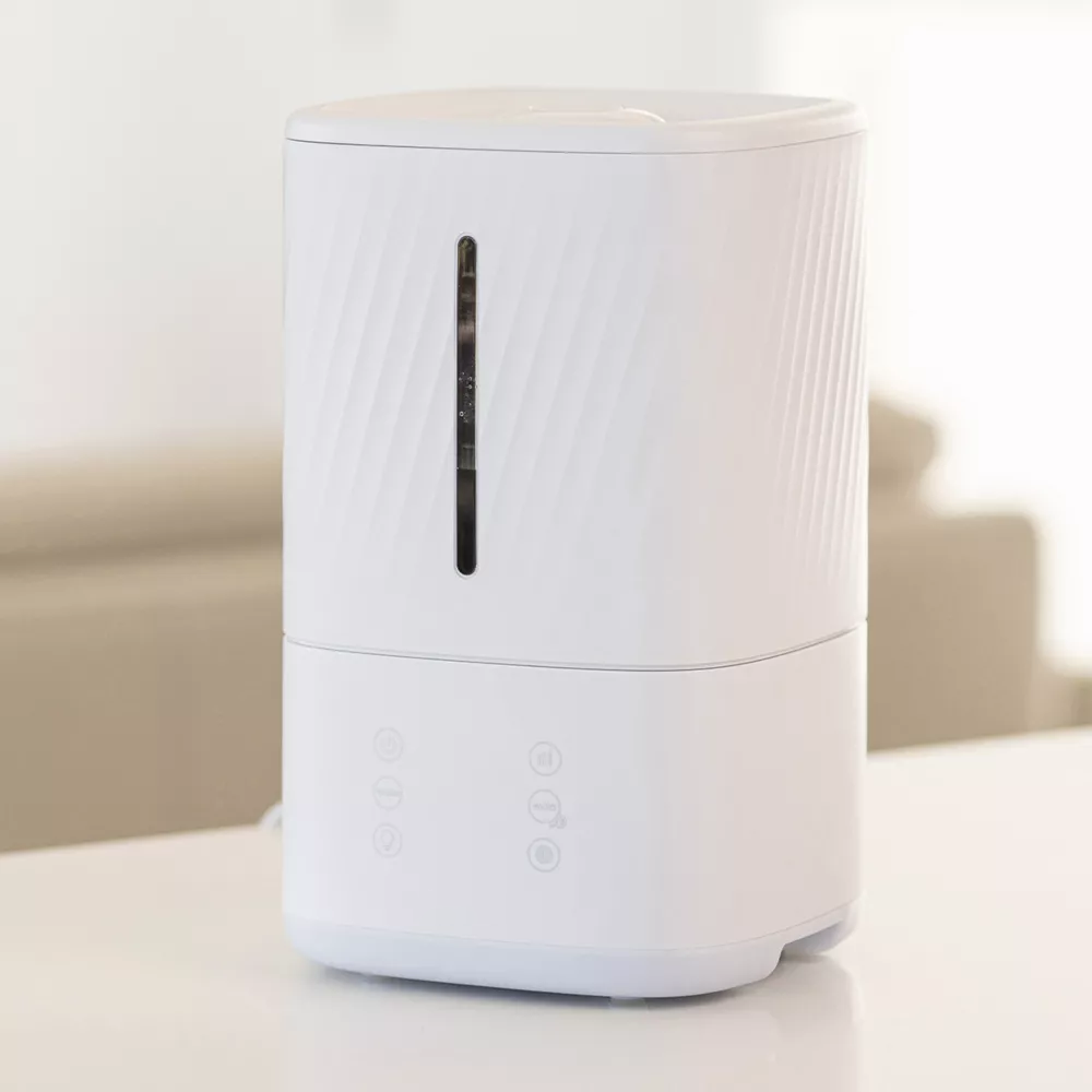 4.5L Ultrasonic Humidifier With Warm & Cool Mist Remote Control & Leakproof Tank